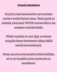 Live ennakkomaksu