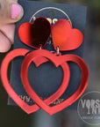 Big heart earrings | Vorssa Ink
