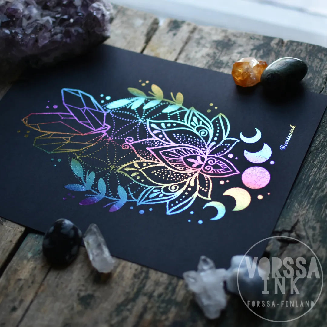 Lotus printti | Vorssa Ink
