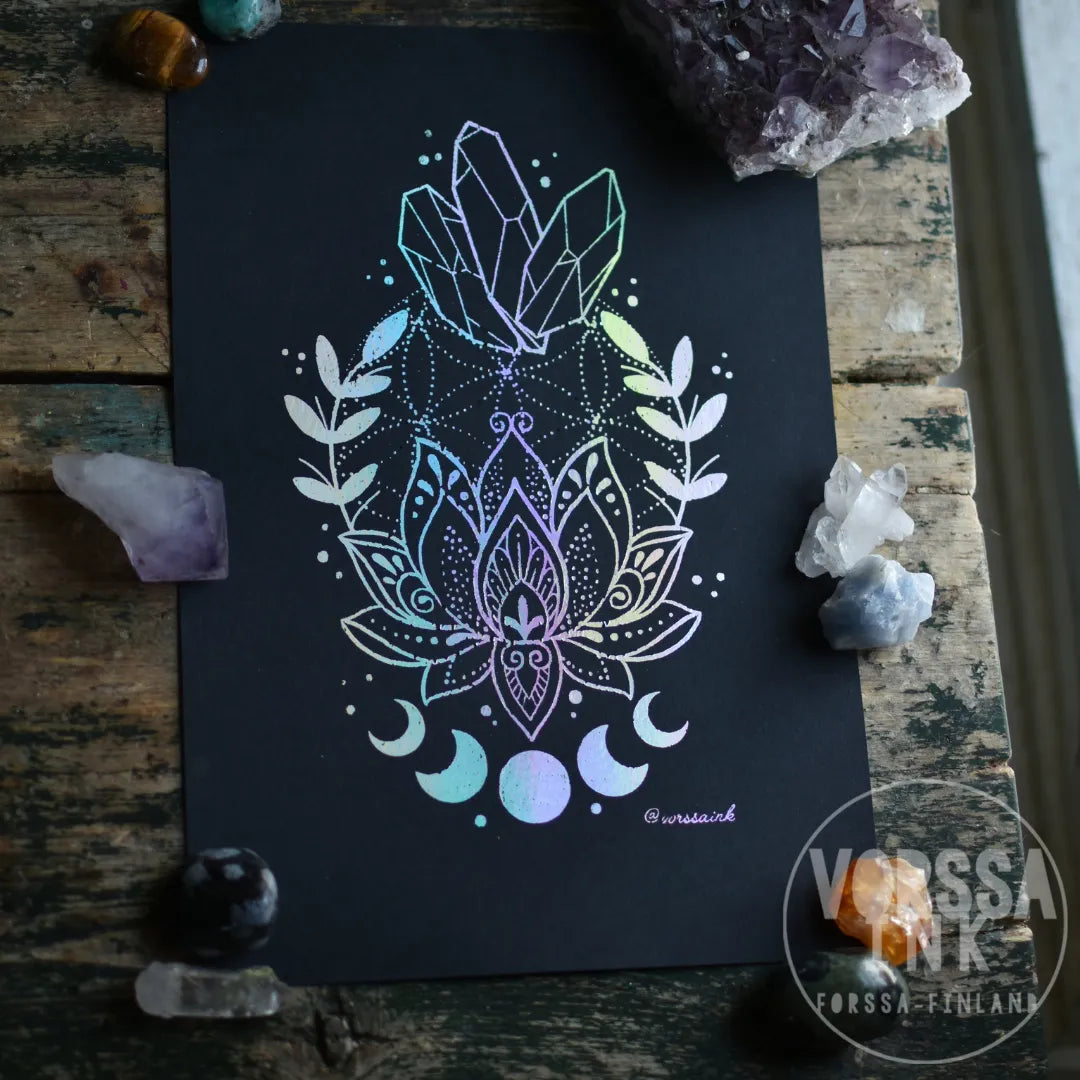 Lotus printti | Vorssa Ink