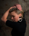 Big heart earrings | Vorssa Ink