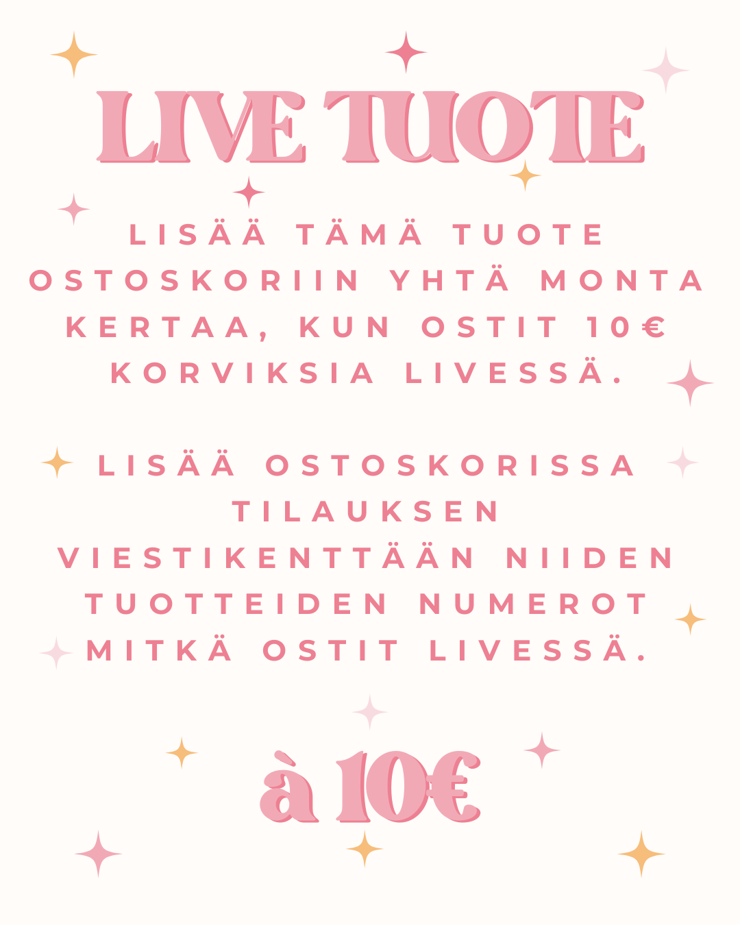Live tuote