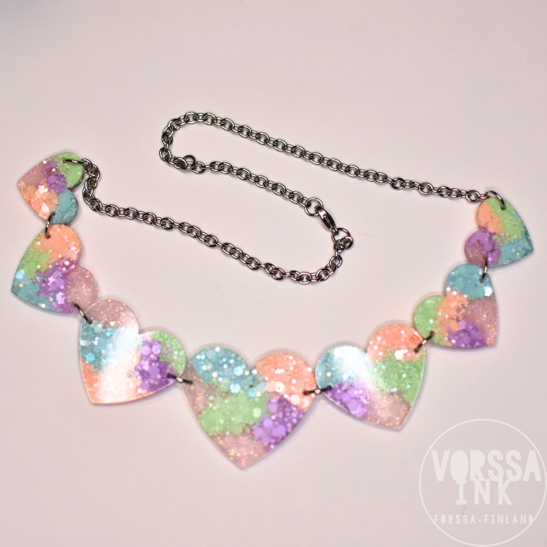 Rakkaus kaulakoru Överi Bling