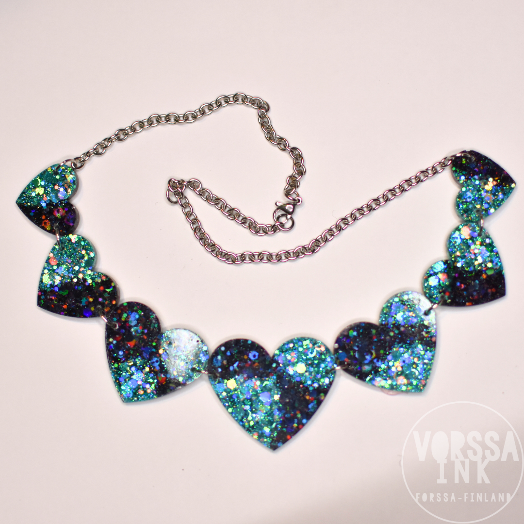 Rakkaus kaulakoru Överi Bling