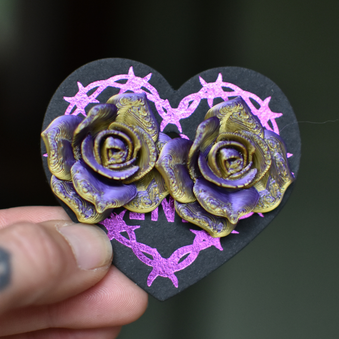 Rose-Earrings