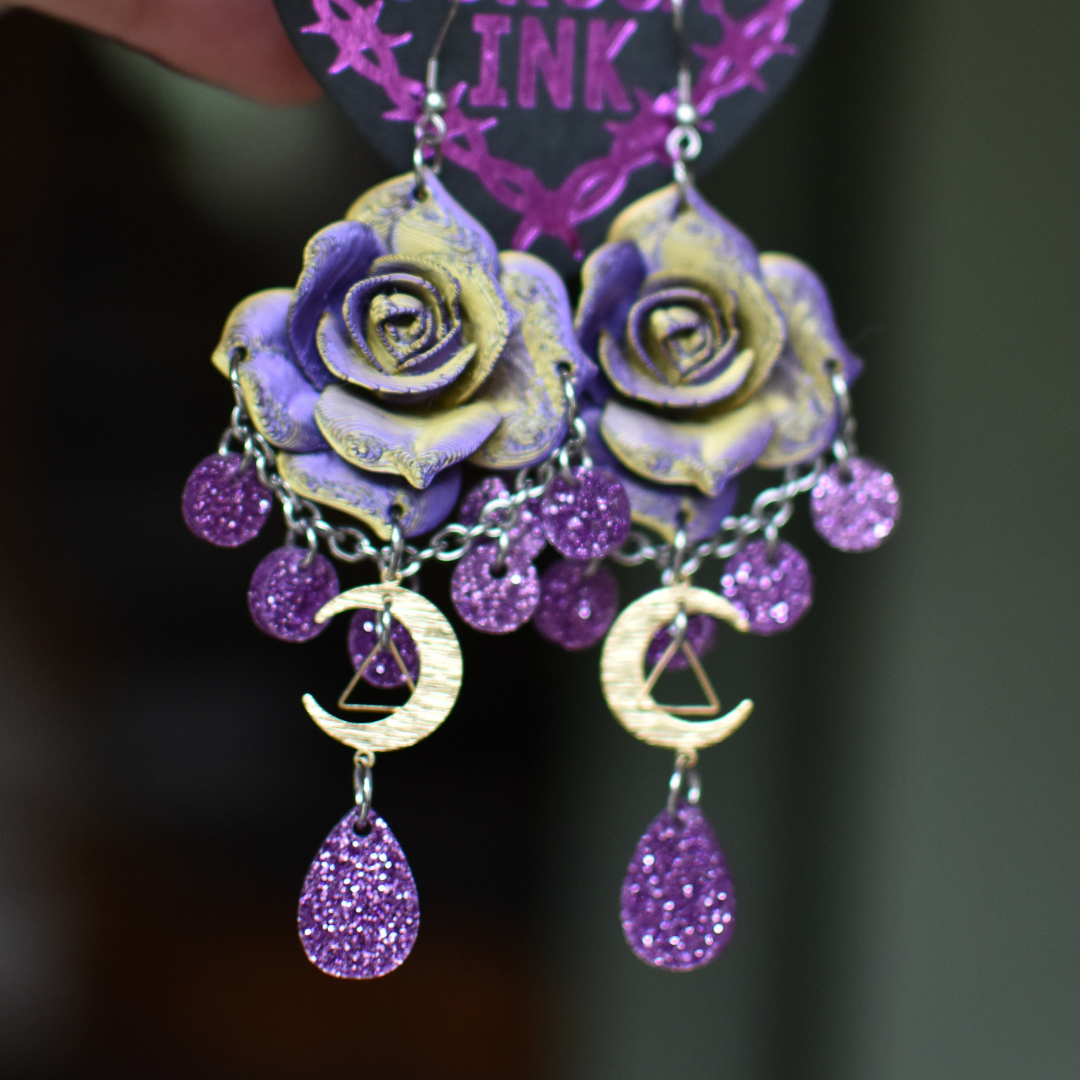 Rose-Earrings