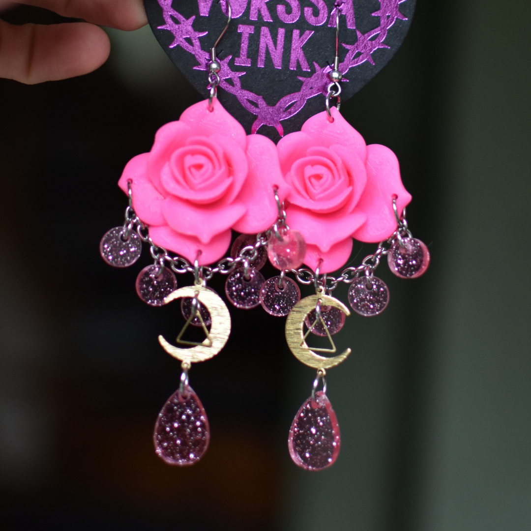 Rose-Earrings