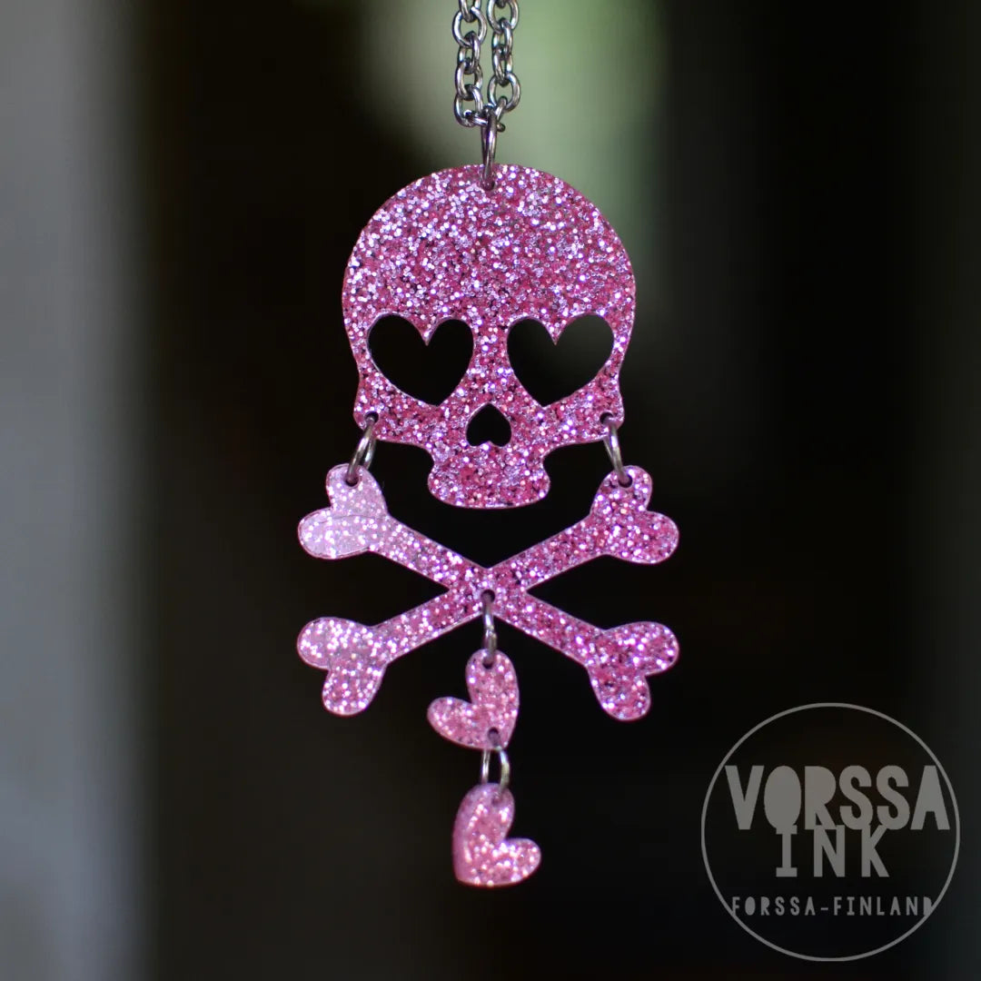 Skull necklace Accessories Vorssa Ink